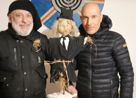 Gjolgju Puntogliu con Tomaso Pirrigheddu e Giuseppe Saba