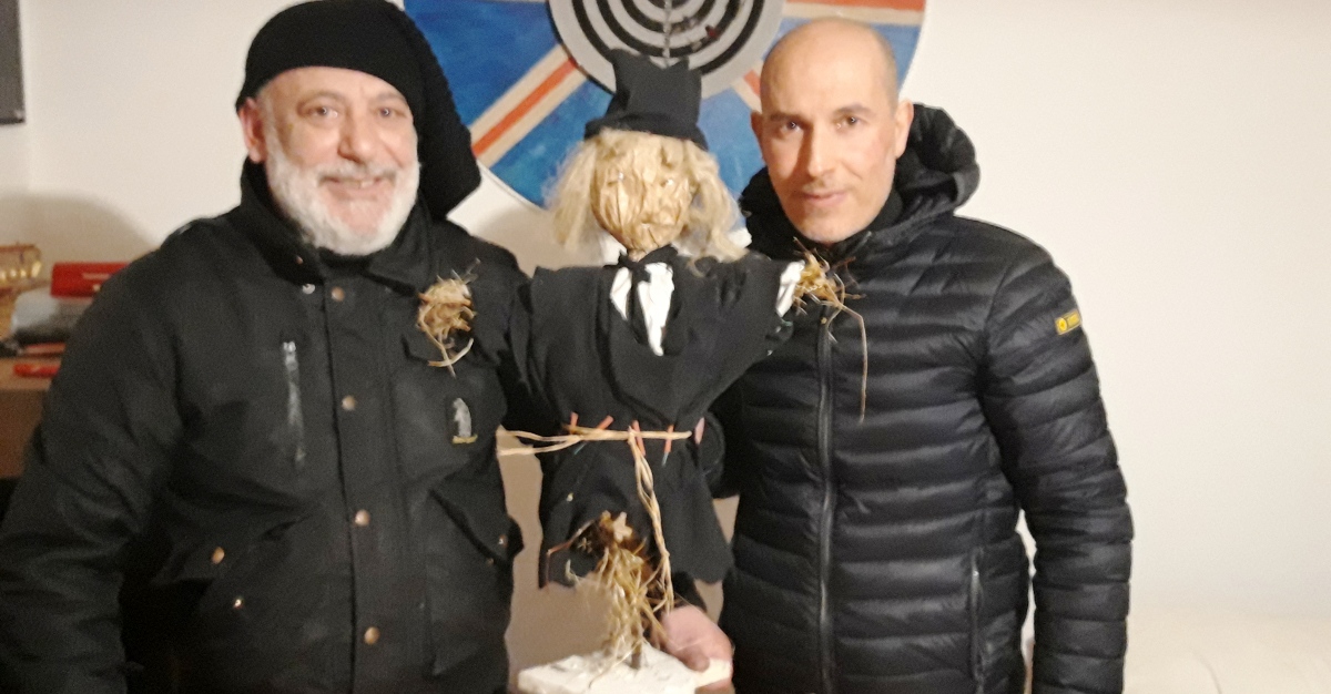 Gjolgju Puntogliu con Tomaso Pirrigheddu e Giuseppe Saba