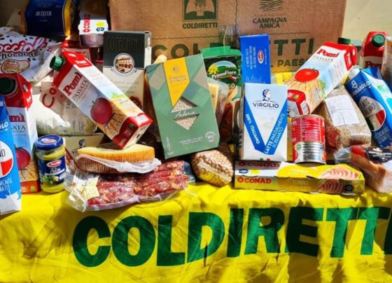 Pacco solidale Coldiretti