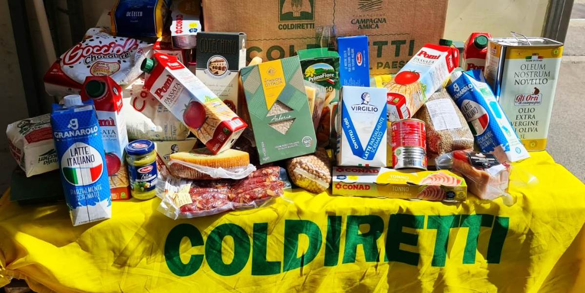 Pacco solidale Coldiretti