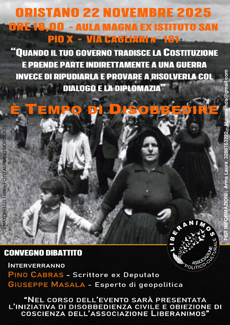 È tempo di disobbedire - locandina