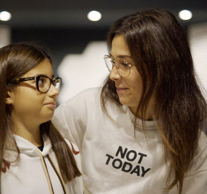 Emma Metrangolo oe la sua insegnante Laura PIrrigheddu