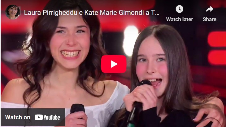 Laura Pirrigheddu e Katie Marie Gimondi a The Voice Generation