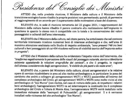 esposto penale da parte dei comitati